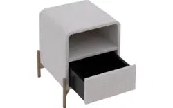 Goossens nachtkastje lombardy beige stof - 8250157-goossens-lombardy-nachtkastje-stof-01
