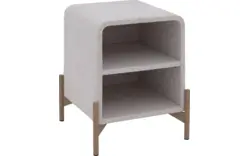 Goossens nachtkastje sicily beige stof - 8250158-goossens-sicily-nachtkastje-stof-01