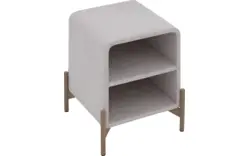 Goossens nachtkastje sicily beige stof - 8250158-goossens-sicily-nachtkastje-stof-01