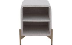 Goossens nachtkastje sicily beige stof - 8250158-goossens-sicily-nachtkastje-stof-01