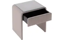 Goossens nachtkastje campania bruin stof - 8250159-goossens-campania-nachtkastje-stof-01