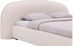 Goossens gestoffeerd bedframe venus beige stof - 8250164-goossens-venus-bedframe-stof-01