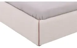 Goossens gestoffeerd bedframe venus beige stof - 8250164-goossens-venus-bedframe-stof-01