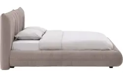 Goossens gestoffeerd bedframe milano bruin stof - 8250165-goossens-milano-bedframe-stof-01