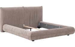 Goossens gestoffeerd bedframe milano bruin stof - 8250165-goossens-milano-bedframe-stof-01