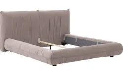 Goossens gestoffeerd bedframe milano bruin stof - 8250165-goossens-milano-bedframe-stof-01