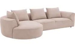 Goossens loungebank jada beige stof - 8250172-goossens-jada-bank-stof-bruin-01