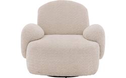 Goossens draaifauteuil nomi wit stof - 8250221-goossens-nomi-fauteuil-stof-99
