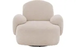 Goossens draaifauteuil nomi wit stof - 8250221-goossens-nomi-fauteuil-stof-99