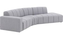 Goossens hoekbank lewis grijs stof - 8250227-gespiegeld-02