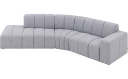 Goossens hoekbank lewis grijs stof - 8250227-goossens-lewis-bank-stof-grijs-01