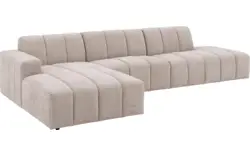 Goossens loungebank lewis beige stof - 8250228-goossens-lewis-bank-stof-bruin-01