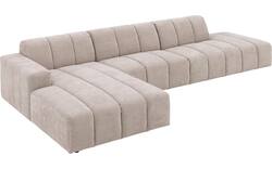 Goossens loungebank lewis beige stof - 8250228-goossens-lewis-bank-stof-bruin-01