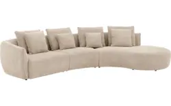 Goossens loungebank fay beige stof - 8251153-goossens-fay-bank-stof-bruin-01