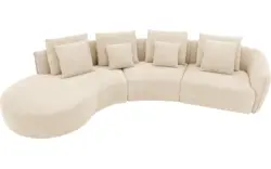Goossens loungebank fay beige stof - 8251154-goossens-fay-usc-bank-stof-bruin-01