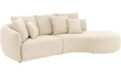 Goossens loungebank fay beige stof - 8251191-goossens-fay-usc-bank-stof-bruin-01
