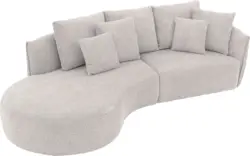 Goossens loungebank fay grijs stof - 8251200-goossens-fay-usc-bank-stof-grijs-01