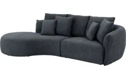 Goossens loungebank fay zwart stof - 8251204-goossens-fay-usc-bank-stof-zwart-02