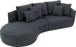 Goossens loungebank fay zwart stof - 8251204-goossens-fay-usc-bank-stof-zwart-01