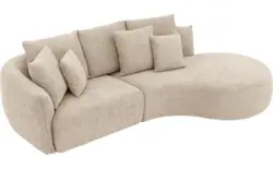 Goossens loungebank fay beige stof - 8251227-goossens-fay-usc-bank-stof-bruin-01