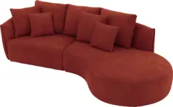 Goossens loungebank fay rood stof - 8251231-goossens-fay-usc-bank-stof-rood-01