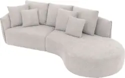 Goossens loungebank fay grijs stof - 8251237-goossens-fay-usc-bank-stof-grijs-01