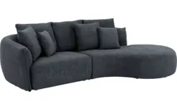 Goossens loungebank fay zwart stof - 8251241-goossens-fay-usc-bank-stof-zwart-02