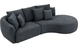 Goossens loungebank fay zwart stof - 8251241-goossens-fay-usc-bank-stof-zwart-01