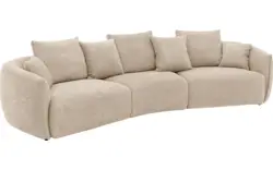 Goossens zitbank fay beige stof - 8251264-goossens-fay-bank-stof-bruin-01