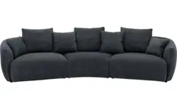 Goossens zitbank fay zwart stof - 8251278-goossens-fay-bank-stof-zwart-01