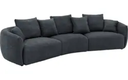 Goossens zitbank fay zwart stof - 8251278-goossens-fay-bank-stof-zwart-01