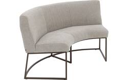 Goossens excellent eetkamerbank tommie beige stof - 8251328-goossens-excellent-tommie-eetkamerstoel-stof-bruin-01