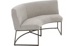 Goossens excellent eetkamerbank tommie beige stof - 8251328-goossens-excellent-tommie-eetkamerstoel-stof-bruin-01