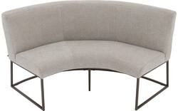 Goossens excellent eetkamerbank tommie beige stof - 8251328-goossens-excellent-tommie-eetkamerstoel-stof-bruin-01
