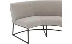 Goossens excellent eetkamerbank tommie beige stof - 8251328-goossens-excellent-tommie-eetkamerstoel-stof-bruin-01