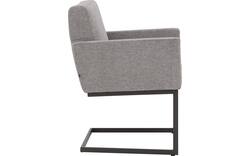 Goossens excellent eetkamerstoel tommie grijs stof - 8251329-goossens-excellent-tommie-eetkamerstoel-stof-grijs-01