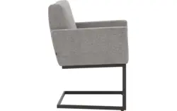 Goossens excellent eetkamerstoel tommie grijs stof - 8251329-goossens-excellent-tommie-eetkamerstoel-stof-grijs-01