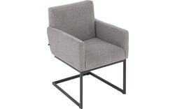 Goossens excellent eetkamerstoel tommie grijs stof - 8251329-goossens-excellent-tommie-eetkamerstoel-stof-grijs-01