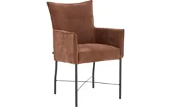 Stof fijn geweven hazelnoot