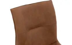Goossens eetkamerstoel milan bruin micro leer - 8251333-goossens-milan-eetkamerstoel-micro-leer-bruin-01
