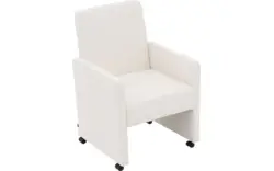 Goossens eetkamerstoel rivas wit kunstleer - 8251334-goossens-rivas-eetkamerstoel-kunstleer-wit-01