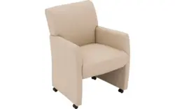Goossens eetkamerstoel alex wit leer - 8251335-goossens-alex-eetkamerstoel-leer-wit-01