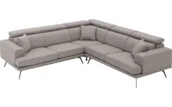 Goossens hoekbank viggo grijs stof - 8251361-goossens-viggo-bank-stof-grijs-01