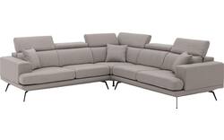 Goossens hoekbank viggo grijs stof - 8251361-goossens-viggo-bank-stof-grijs-01