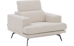 Goossens fauteuil viggo wit stof - 8251363-goossens-viggo-bank-stof-wit-02