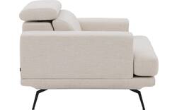 Goossens fauteuil viggo wit stof - 8251363-goossens-viggo-bank-stof-wit-01