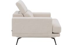 Goossens fauteuil viggo wit stof - 8251363-goossens-viggo-bank-stof-wit-01