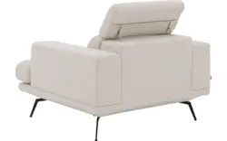 Goossens fauteuil viggo wit stof - 8251363-goossens-viggo-bank-stof-wit-01