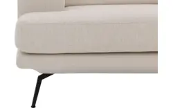 Goossens fauteuil viggo wit stof - 8251363-goossens-viggo-bank-stof-wit-01