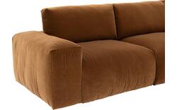 Goossens zitbank amara bruin stof - 8251378-goossens-amara-bank-stof-bruin-01